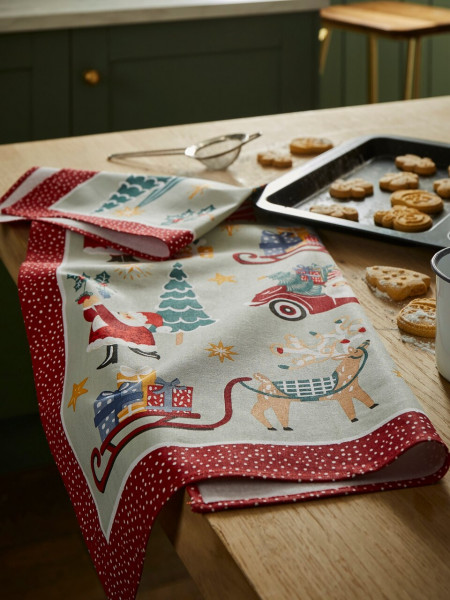 Ulster Weavers Weihnachts-Geschirrtuch | Es weihnachtet