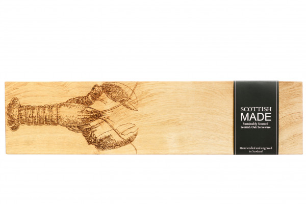 Hochwertiges Servierbrett | Motiv Hummer | Scottish Made für Selbrae House