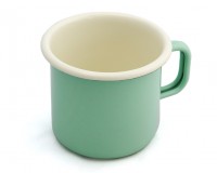 : Emaille-Tasse mintgrün : Emaille-Tasse mintgrün