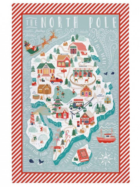 Ulster Weavers Baumwoll-Geschirrtuch 'The North Pole'