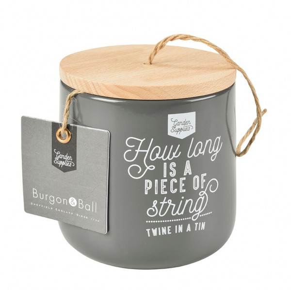 Gartenschnur in Dose, dunkelgrau