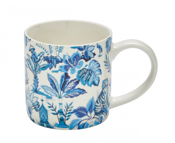 Bone China Porzellantasse 'India Blue' | von Ulster Weavers