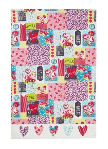 Baumwoll-Geschirrtuch Vintage Kitchen