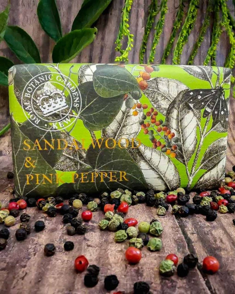Kew Gardens | Exklusive Duftseife | Sandelholz & Rosa Pfeffer