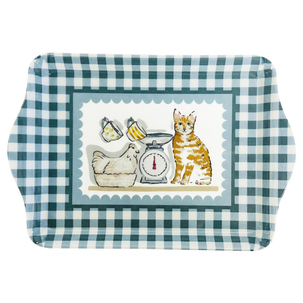 Kleines Tablett | Design Pantry Cats | von Ulster Weavers