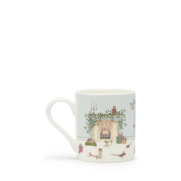 Mini-Tasse | Design Cosy Christmas | Das gemütliche Kaminfeuer
