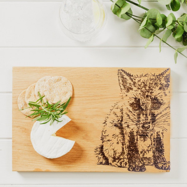 Fuchs | Schneide- &Servierbrett aus Eiche