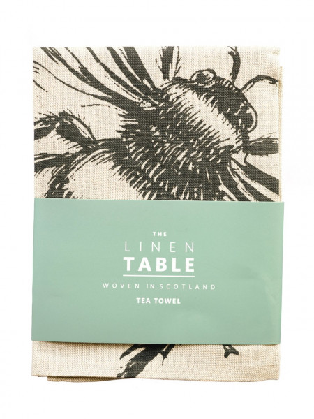 Geschirrtuch Motiv Biene | 50% Leinen - 50% Baumwolle