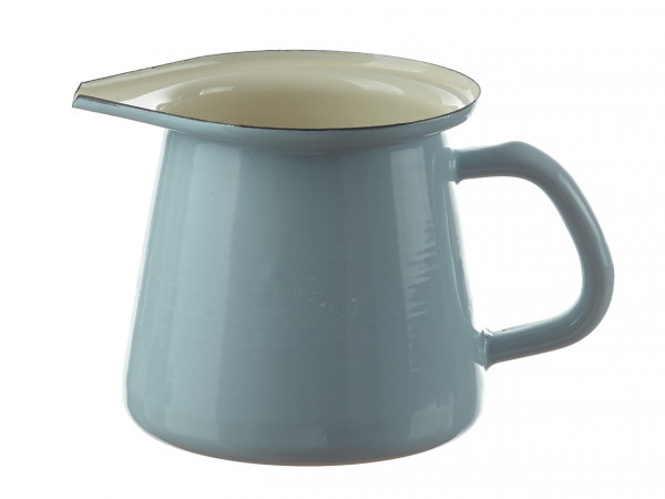 Emaillekännchen hellblau