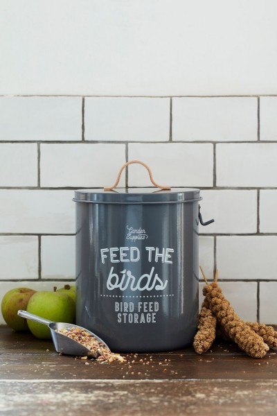 Bird Food Tin - Charcoal