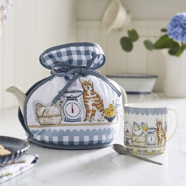 Design Pantry Cats | Tee-Muff und Tasse | von Ulster Weavers, England