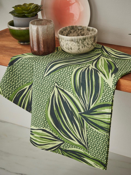 Baumwoll-Geschirrtuch Design Palmblätter - von Ulster Weavers