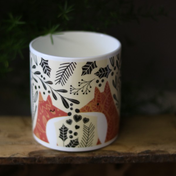 Weihnachtstasse 'Füchslein'