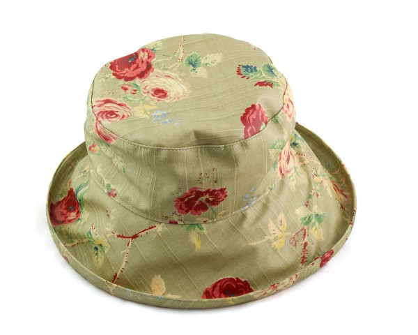 Bradley's wasserabweisender Sonnehut floral grün