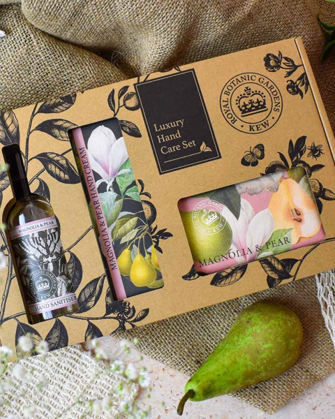 Kew Gardens Handpflege-Geschenkbox | Magnolie & Birne