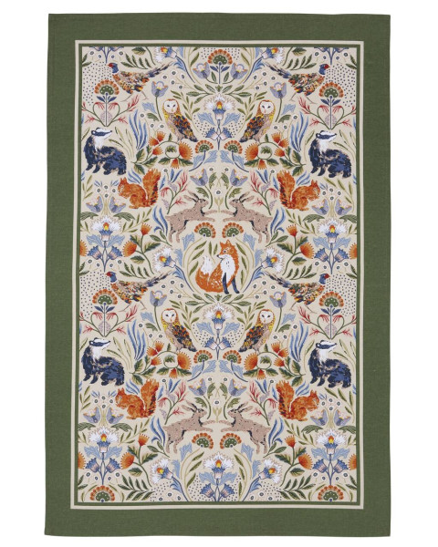 Baumwoll-Geschirrtuch Schlehdorn