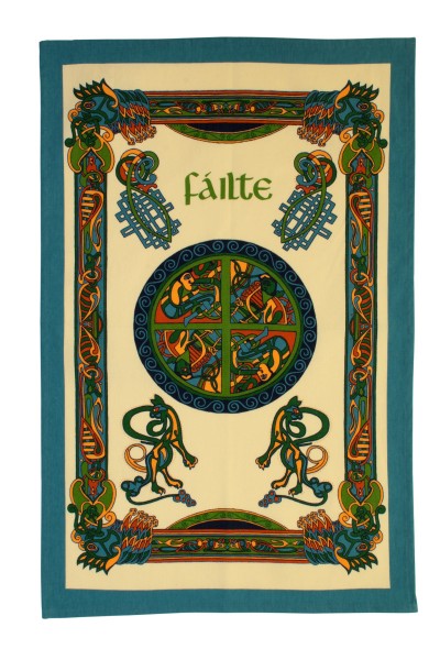 Geschirrtuch fáilte - Willkommen