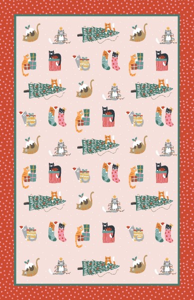 Weihnachts-Geschirrtuch 'Christmas Cats', von Ulster Weavers
