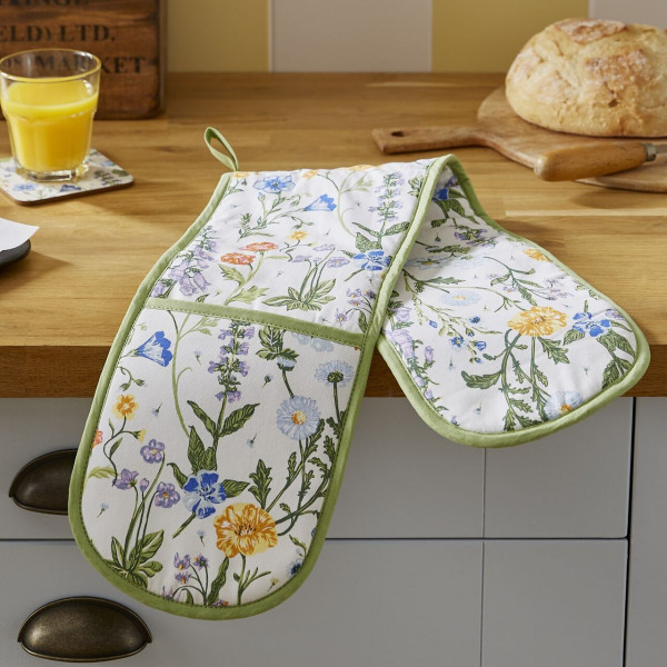 Doppelter Ofenhandschuh | Design Bauerngarten