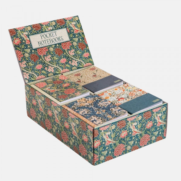 William Morris | Kleine Notizbücher in 4 Variationen | Papeterie von The Gifted Stationery Company