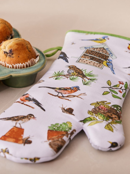 Ulster Weavers Ofenhandschuh | Vögel im Garten