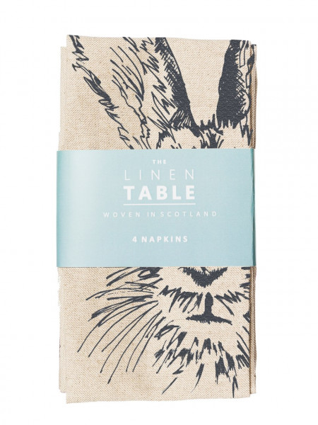 Servietten - 4 Stück Highland Quartett | Leinen 50/50 | The Linen Table