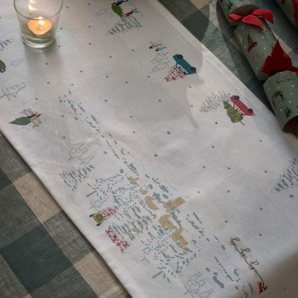 Tischläufer Home for Christmas | 100% Baumwolle | von Sophie Allport