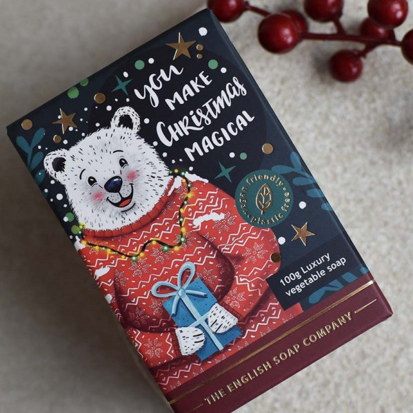 Festliche Seife Weihnachtswesen | Eisbär