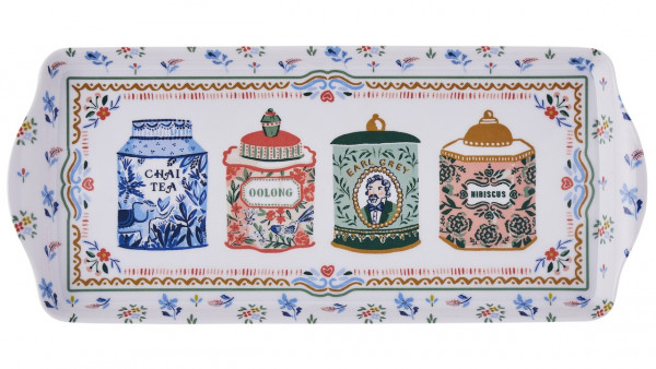 Schmales Serviertablett | Design Teedosen | Ulster Weavers
