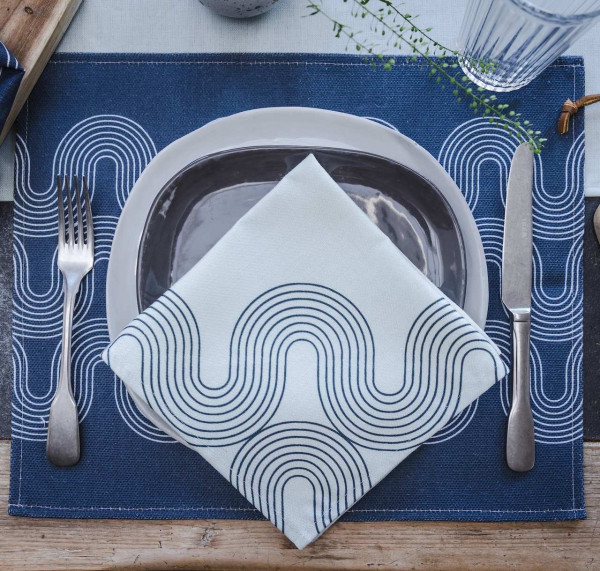 Platzsets Wasser & Stein | von Ulster Weavers