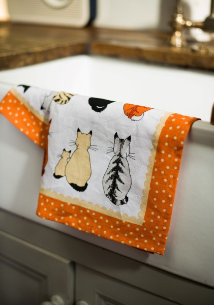 Ulster Weavers Leinen-Geschirrtuch Wartende Katzen