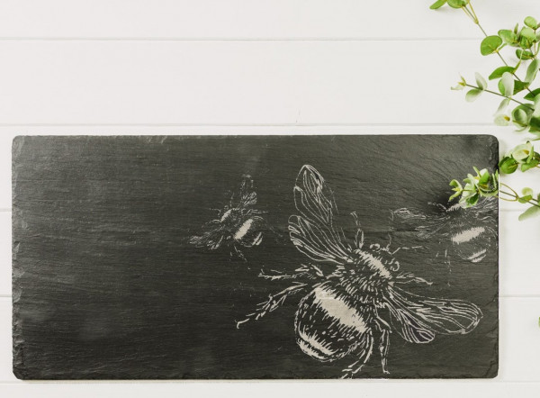 Biene | Servierplatte aus Schiefer