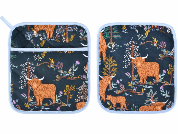 Topflappen Connie the Cow - Vorder- u. Rückseite | von Ulster Weavers