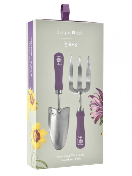 Sommeraster Präsentbox | Gartenschaufel & -gabel | mit Schlaufe zum Aufziehen