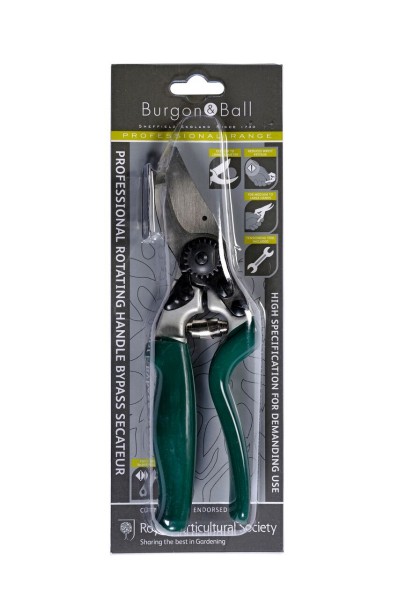 Professional Bypass Gartenschere / Baumschere - mit Rollgriff