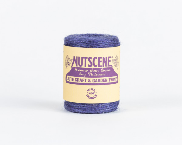 Heritage Jute-Gartenschnur 60m | Indigo Violett
