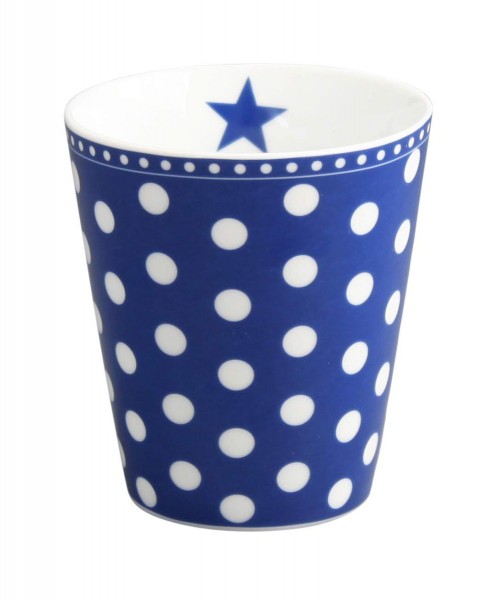 Happy Becher Punkte, blau