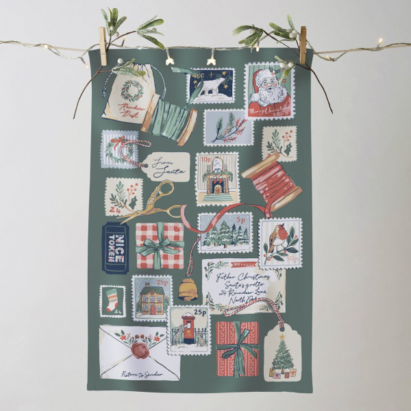 Ulster Weavers Baumwoll-Geschirrtuch | Letters to Santa