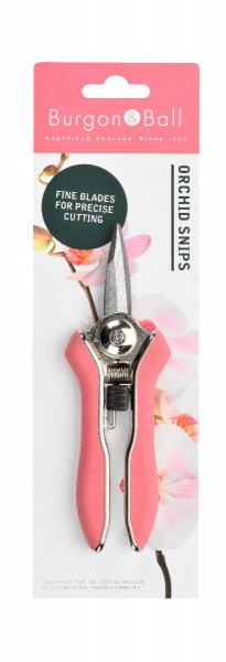 Orichideenschere in der Verpackung