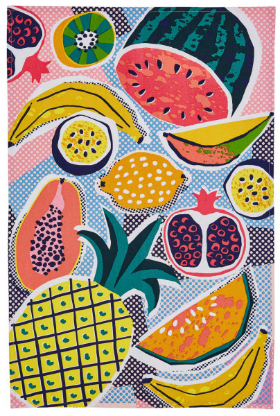 Geschirrtuch Tropische Früchte