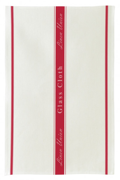 Gläsertuch Linen Union | rot | Ulster Weavers