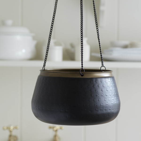 Metall-Hängetopf SAHARA SUNSET - groß | von Burgon & Ball