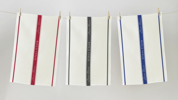 Linen Union Gläsertücher von Ulster Weavers