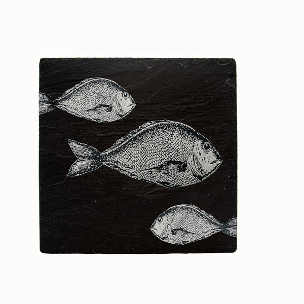 Schiefer-Topfuntersetzer | Design Fische | The Just Slate Company